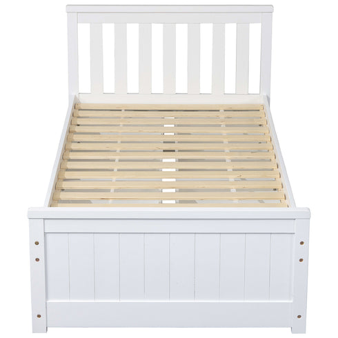 Timeless White Kids Storage 4 Drawer Bed